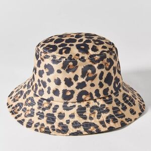 Loeffler Randall Leopard Bucket Hat
